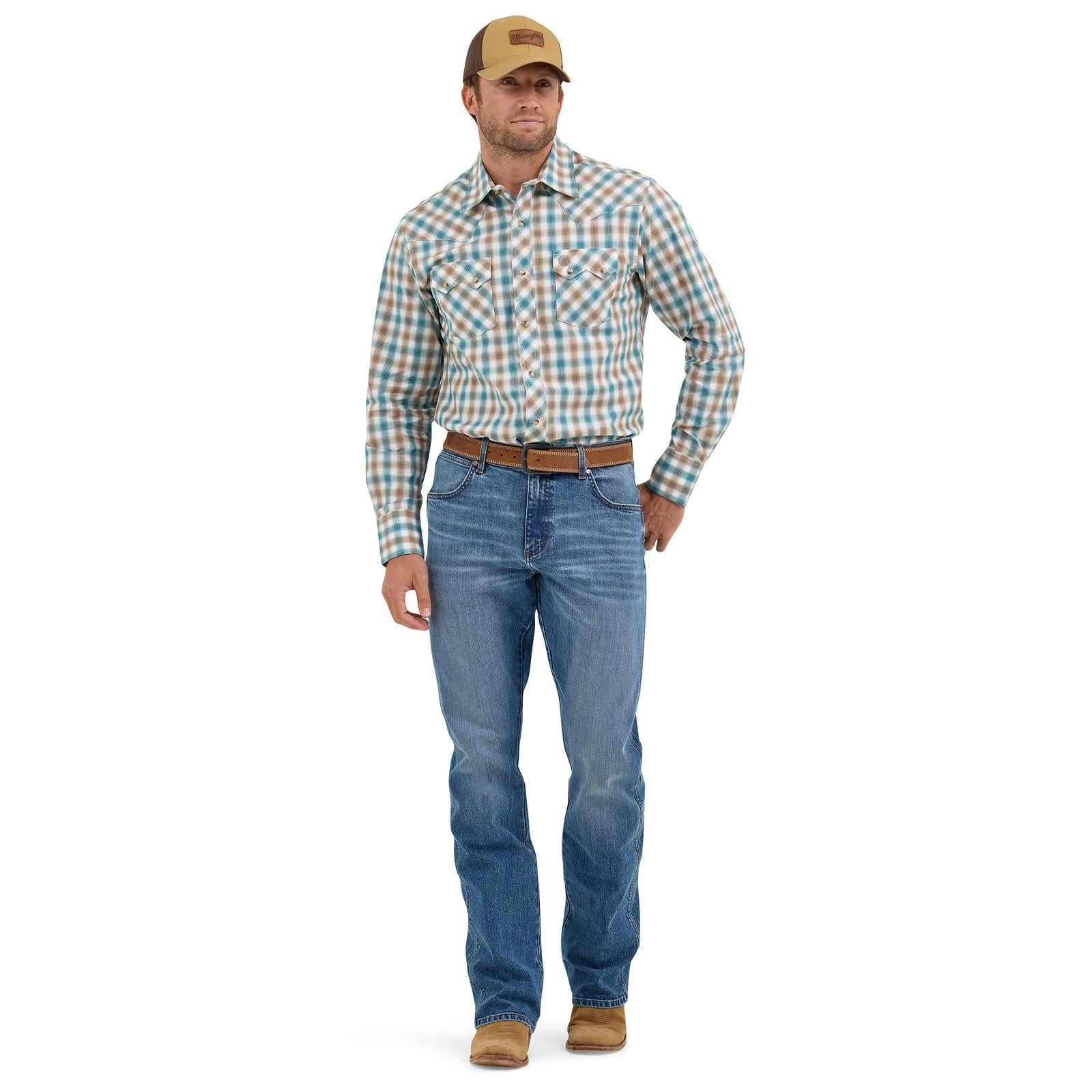 Men's Wrangler 112368058 Retro® Long Sleeve Shirt - Modern Fit