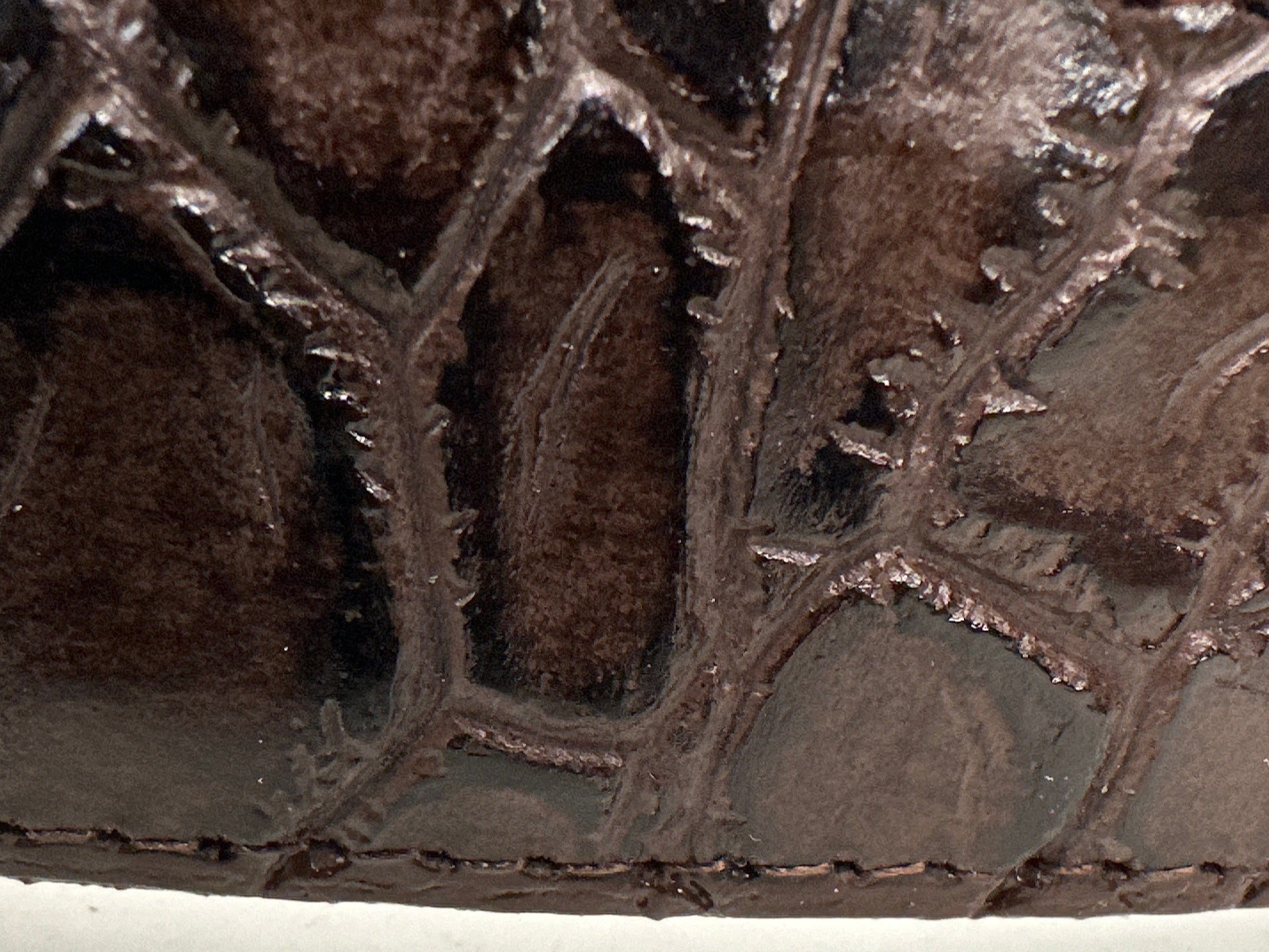 Cowtown Brown Sea Turtle Print Belt