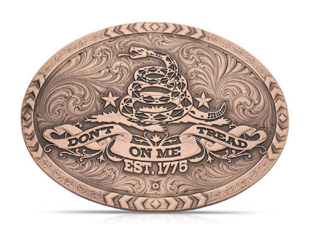 Montana Silversmiths Don't Tread on Me Belt Buckle