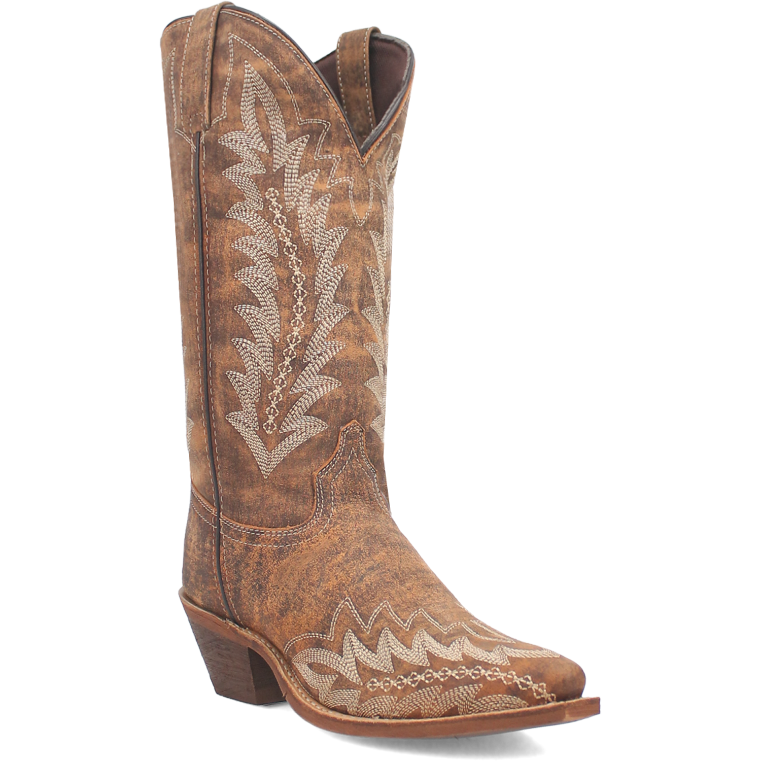 Women's Laredo 52189 12" Emmylee Tan Snip Toe Boot