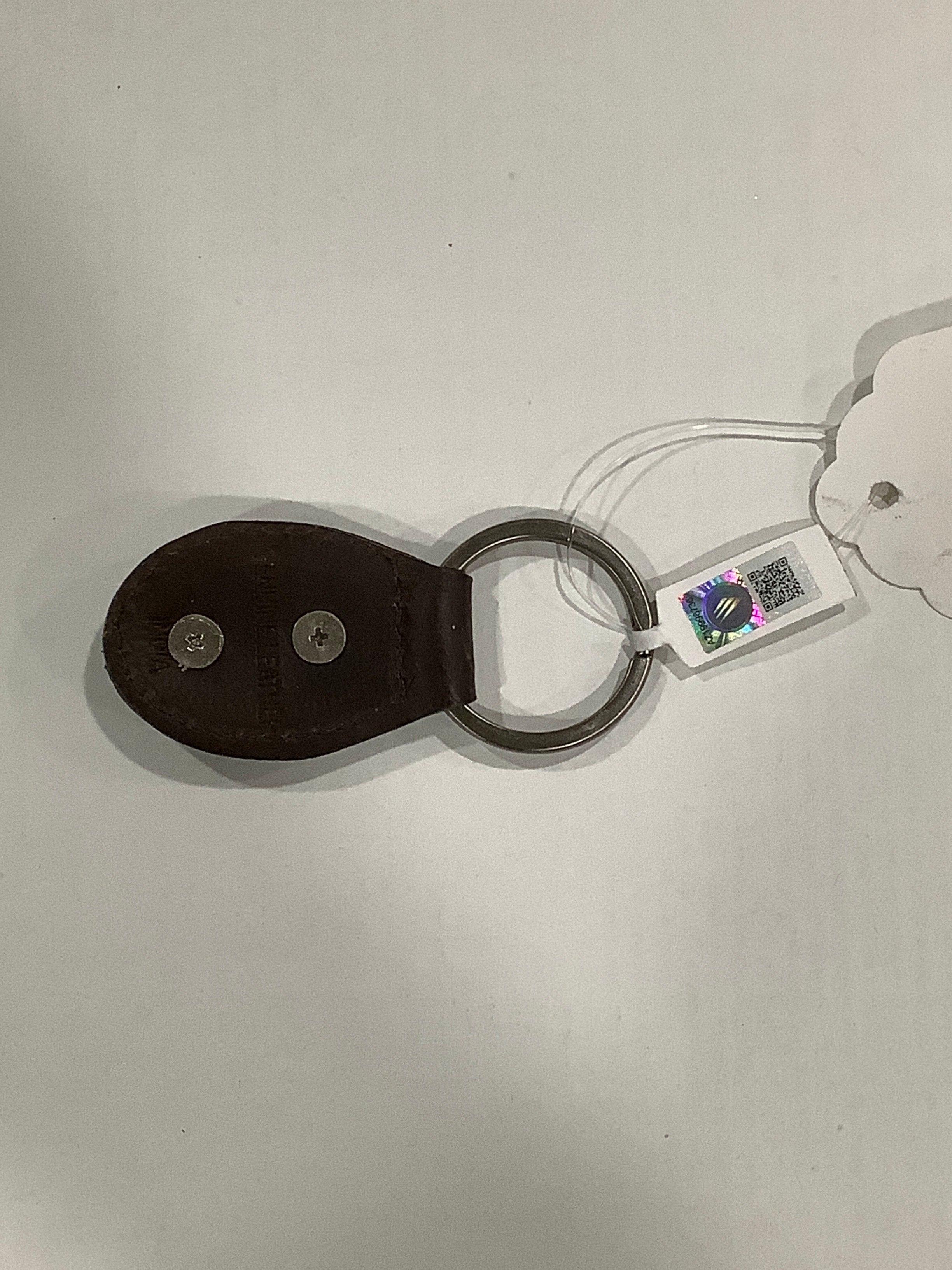 Zep-Pro Oklahoma State University Small Oval "Crazy Horse" Leather Concho Key Chain