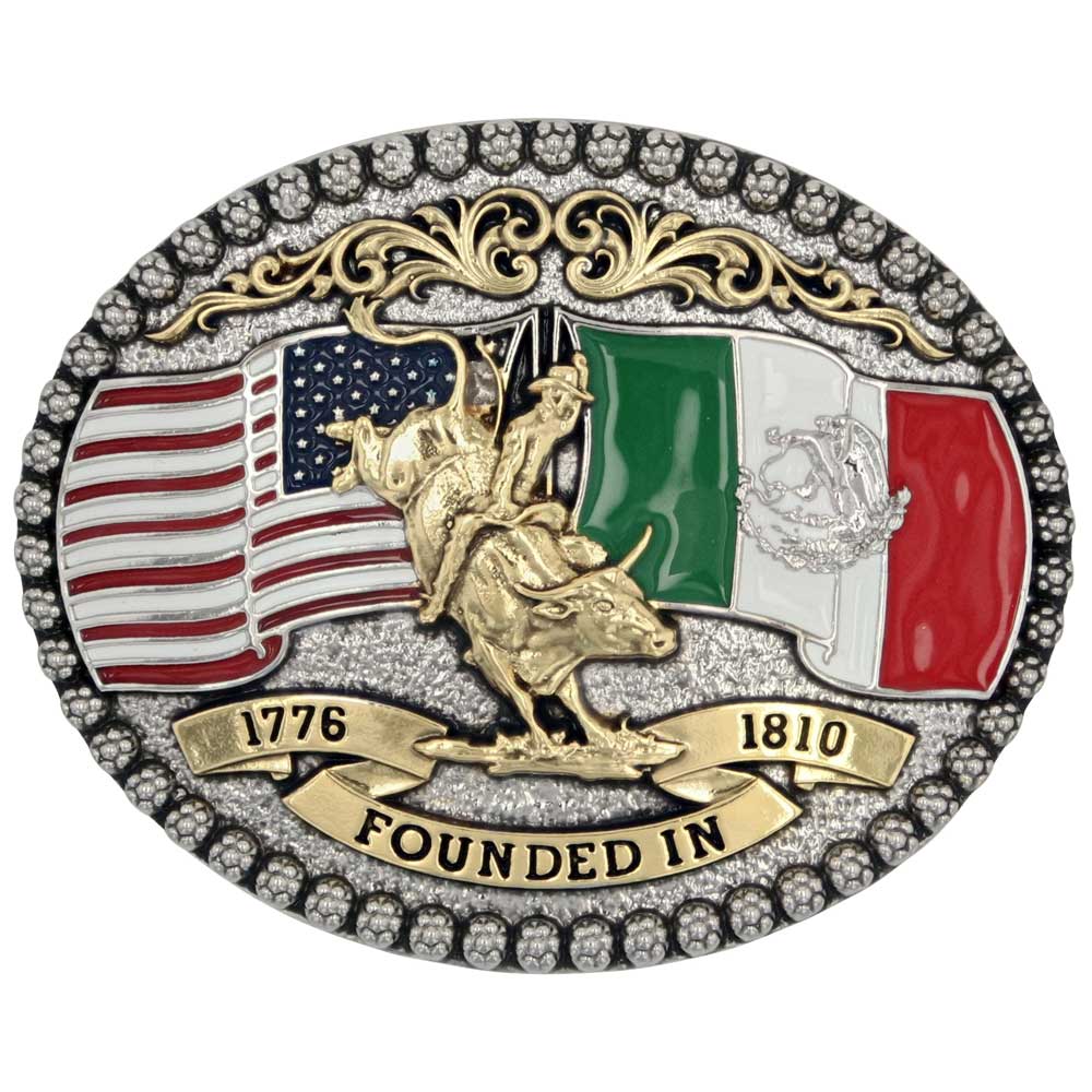 Montana Silversmiths Independence Founded Attitude Belt Buckle