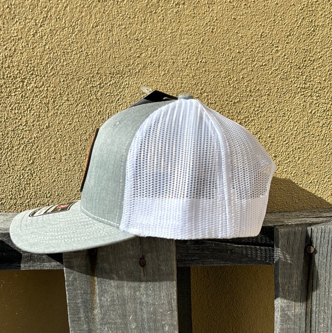 Youth Southern Bred Cattle Co. Natural Logo Leather Patch Richardson 112Y Caps