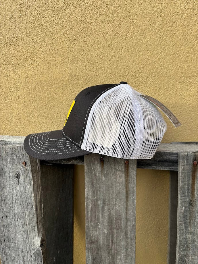 Don't Tread on Me Patch HW-DTM-BLW Black/White Snap Back Trucker Cap