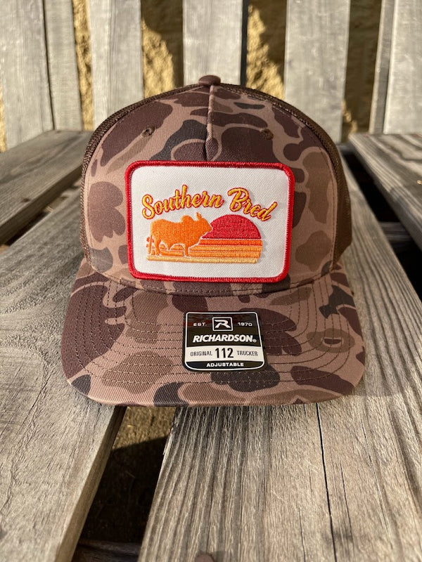 Southern Bred “Big Beefy Boy” Richardson 112PFP Adjustable Snap Back Cap In Bark Duck