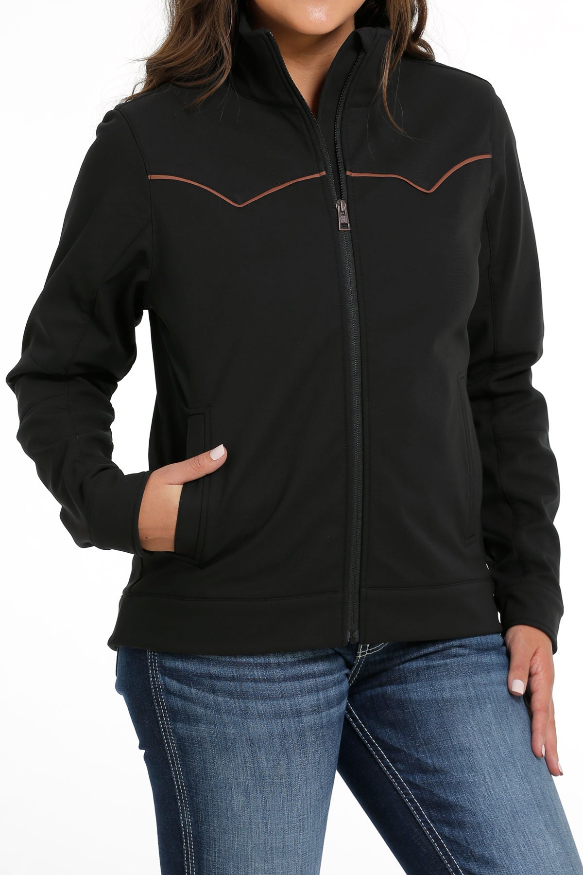 Women's Cinch MAJ9849001 Black Western Bonded Jacket *CLOSEOUT*