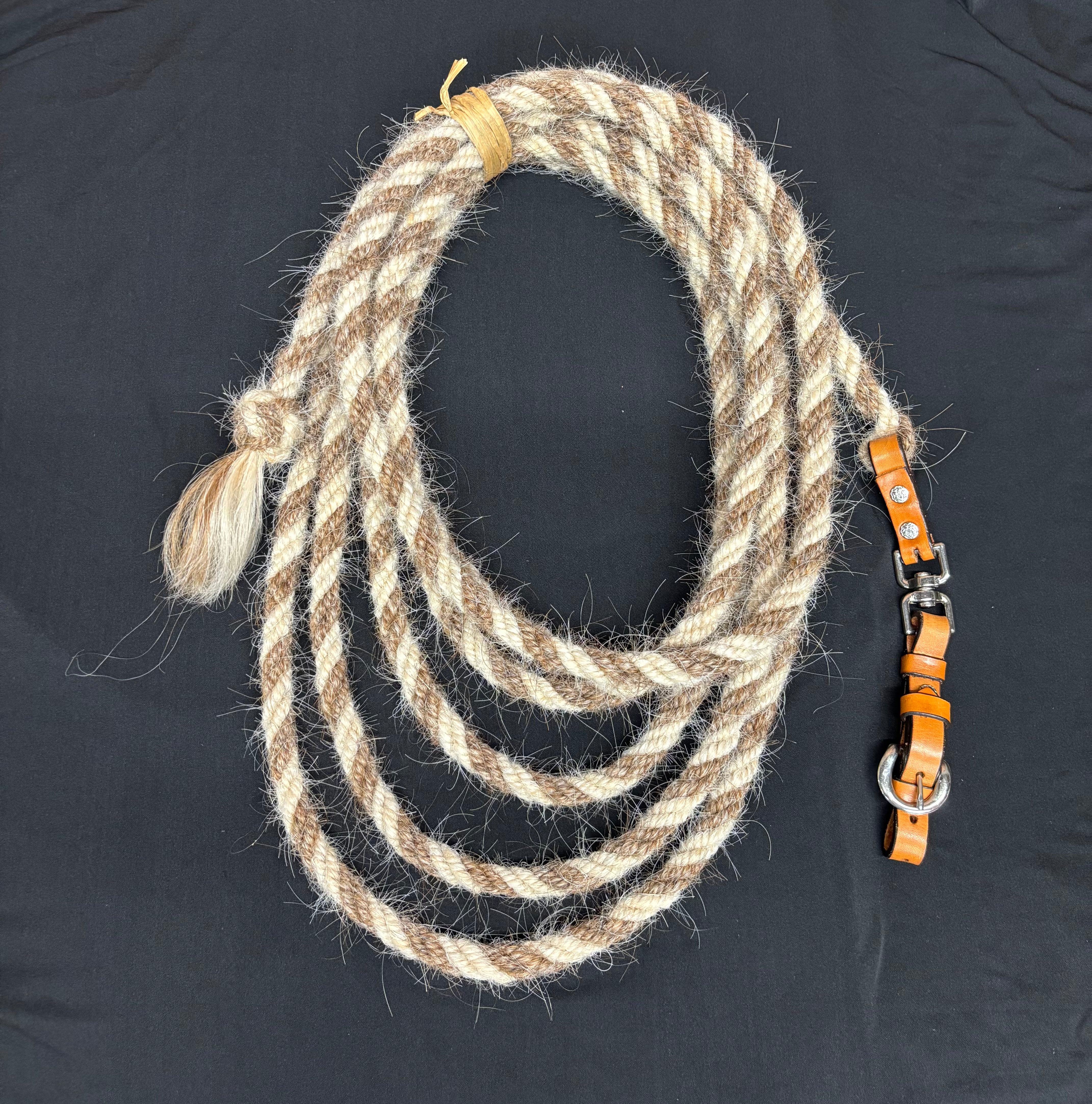 Weaver Leather Braided Horse Tail Mecate Rein 3/4" X 22' *CLOSEOUT*