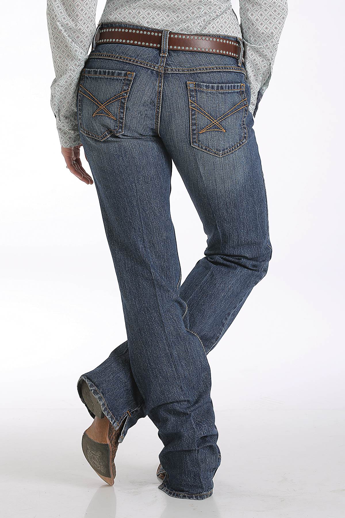 Women's Cinch MJ81253071 Kylie Mid-Rise Boot Cut Jeans *CLOSEOUT*