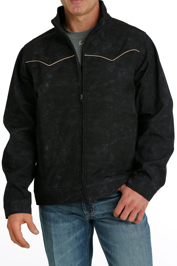 Men's Cinch MWJ1588001 Black Concealed Carry Bonded Jacket