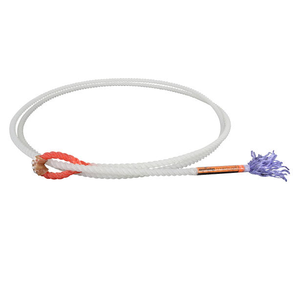 Rattler Rope White Racer Red Eye Calf String