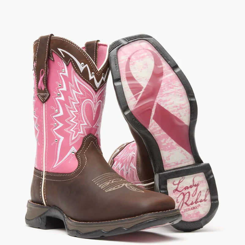 Durango Women's Lady Rebel™ by Durango® Benefiting Stefanie Spielman Women's Western Boot *Closeout* (Discontinued)