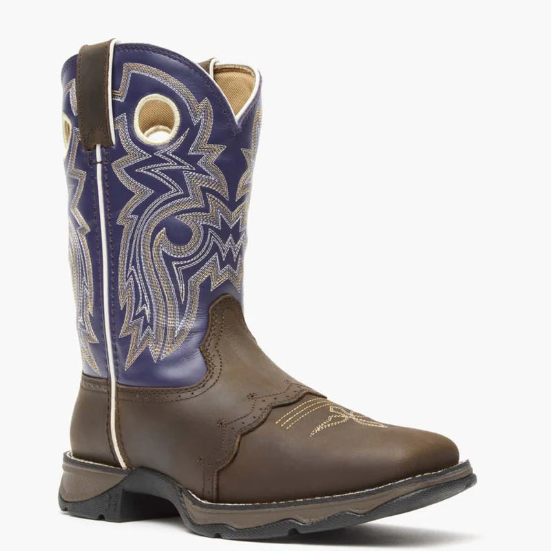 Women's Durango® Lady Rebel by Twilight n' Lace Saddle Western Square Toe Boot *CLOSEOUT*