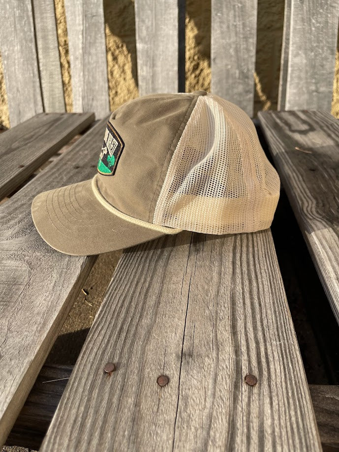 Southern Bred Apparel Company "Delta #14" Richardson 939 Snap Back Cap Light Loden/Sand Clearance