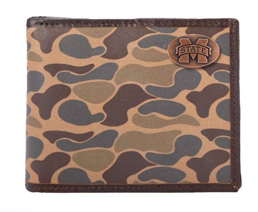 Zep-Pro Old School Camo print and features the school’s official logo, proudly displayed on the front upper right corner. Front view
