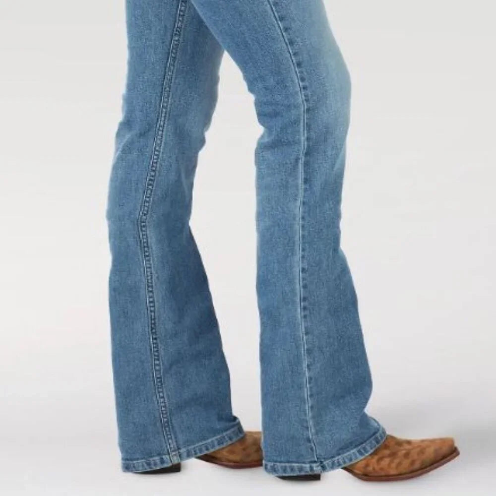 Wrangler Lilibeth Retro Mae Bootcut Mid Rise Jeans