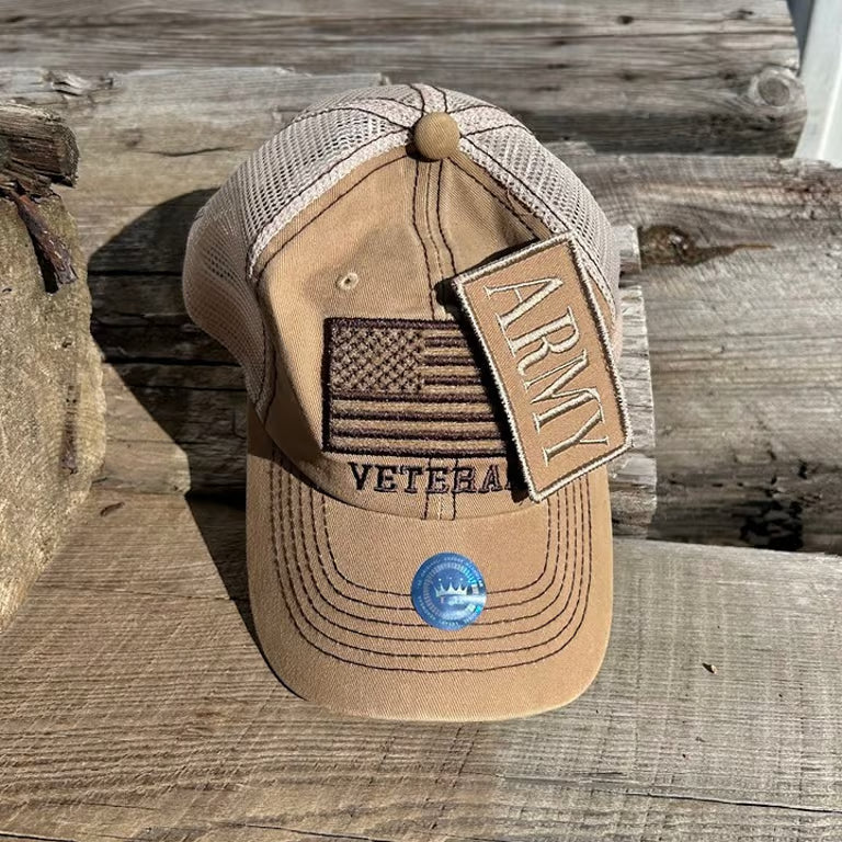 Army Veteran Patch Cap