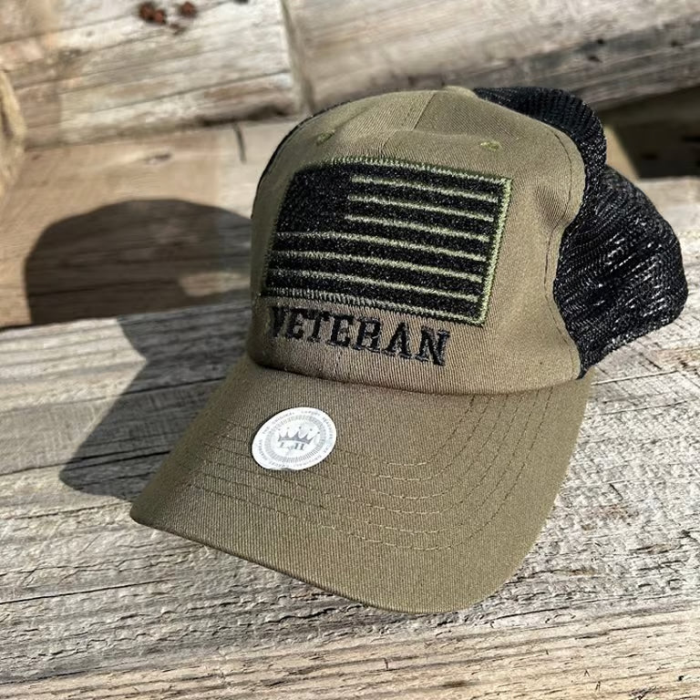 Green Veteran Cap