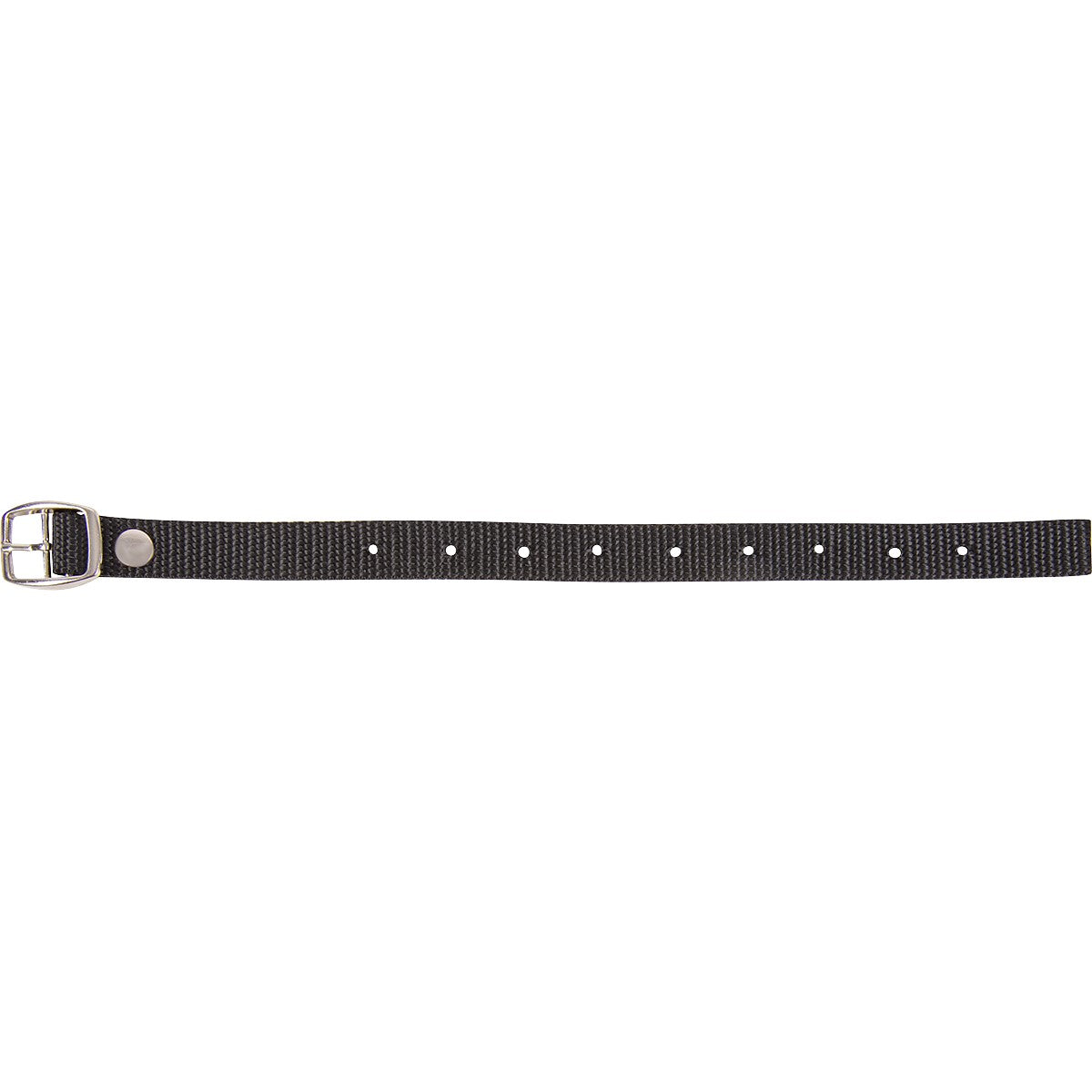 Black nylon saddle bag connector strap