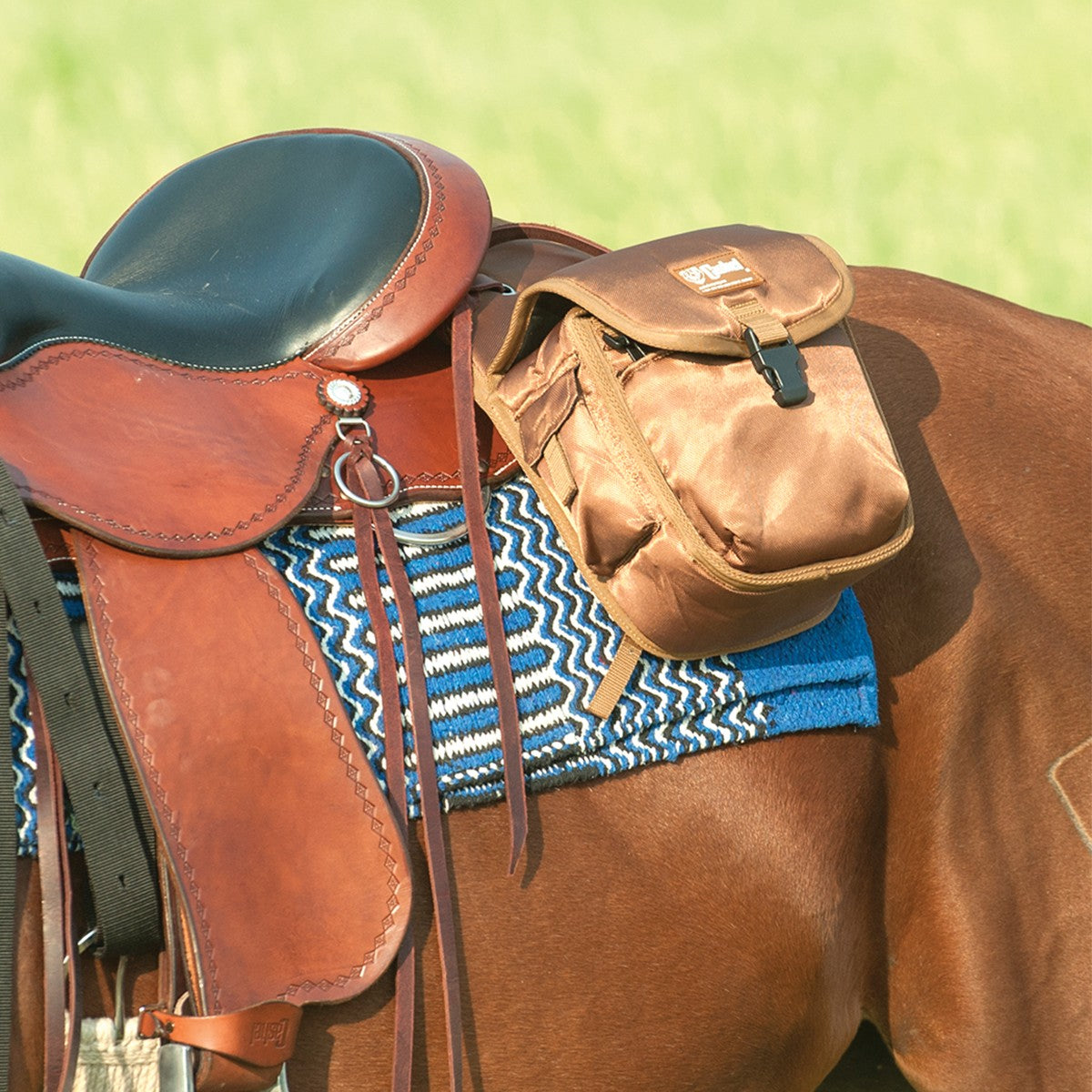 Cashel Rear Saddlebag Medium Brown Nylon