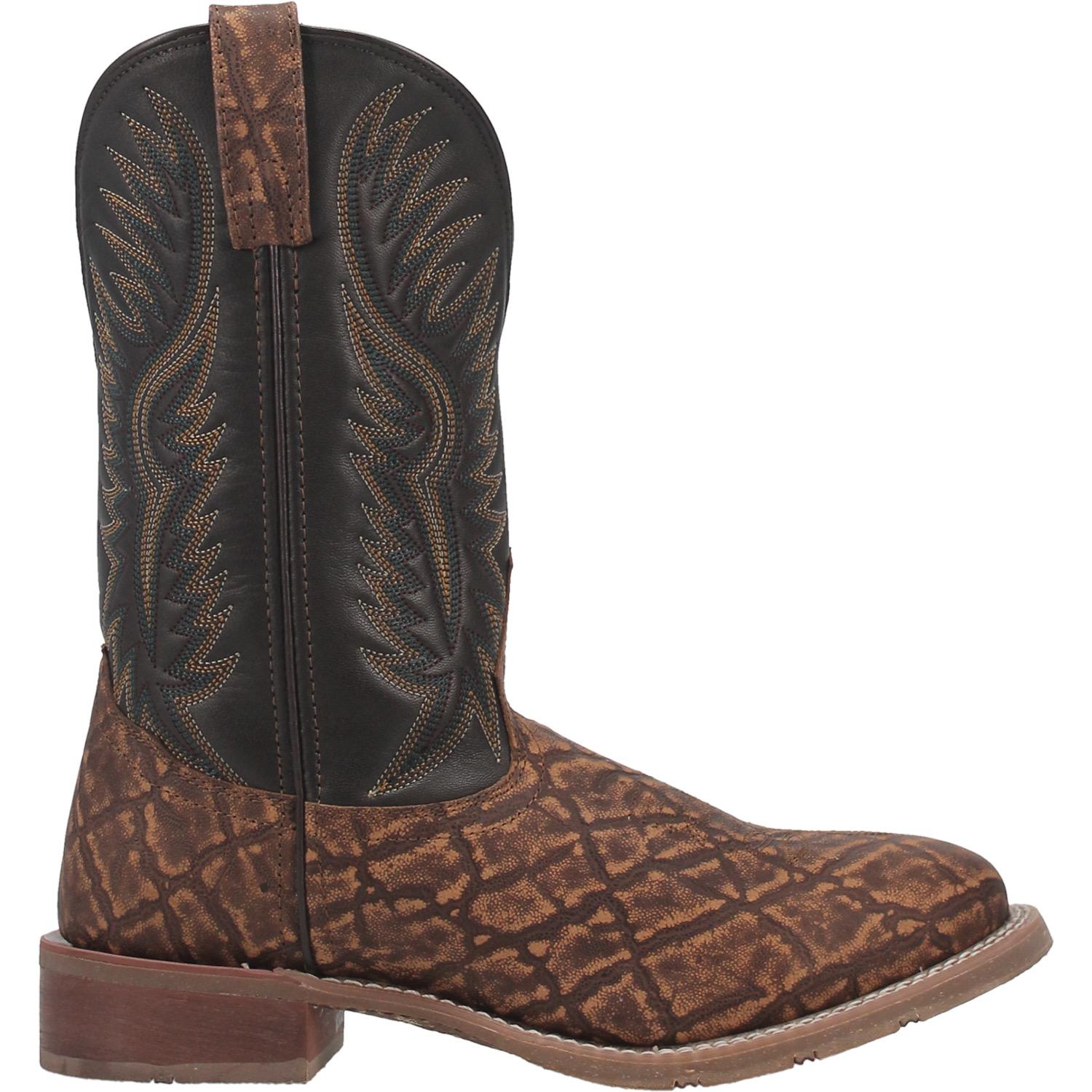 Men's Laredo 7909 11" Pinetop Elephant Print Wide Round Toe *Closeout*