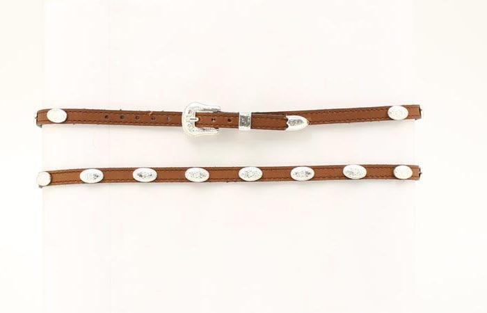 M&F 0237444-XL BROWN 3/8 GENUINE LEATHER HATBAND