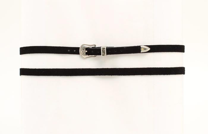 Twister 0242601 Black 3/8 Suede Hatband