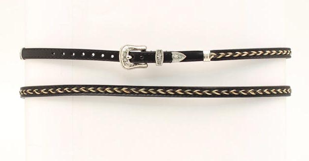 Twister 0274801 Black 3/8 Genuine Braided Horsehair Hatband