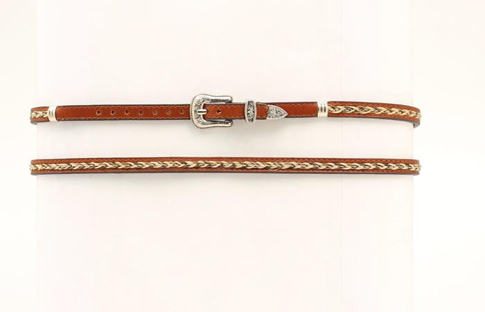 Twister 0274802 Brown 3/8 Genuine Braided Horsehair Hatband