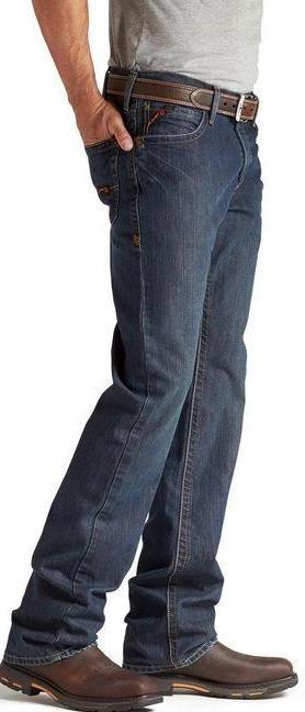 Men's Ariat FR 10012555 M4 Low Rise Basic Boot Cut Jean