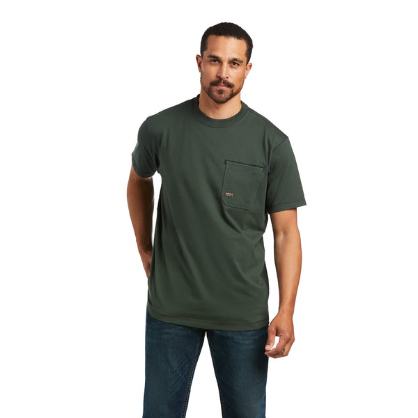 Ariat 10039399 Deep Forest Rebar Workman T-Shirt (SALE)