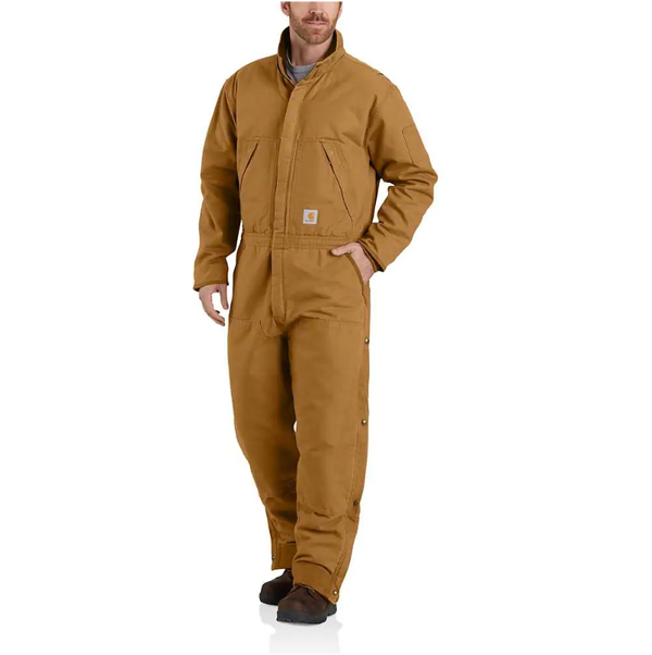 Carhartt 104396-BRN Carhartt Brown Washed Duck Coverall