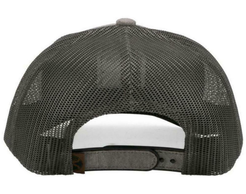 Hooey 2103T-GYCH "Bronx" Grey/Charcoal 6-Panel Trucker Snap Back Cap (CLOSEOUTS)