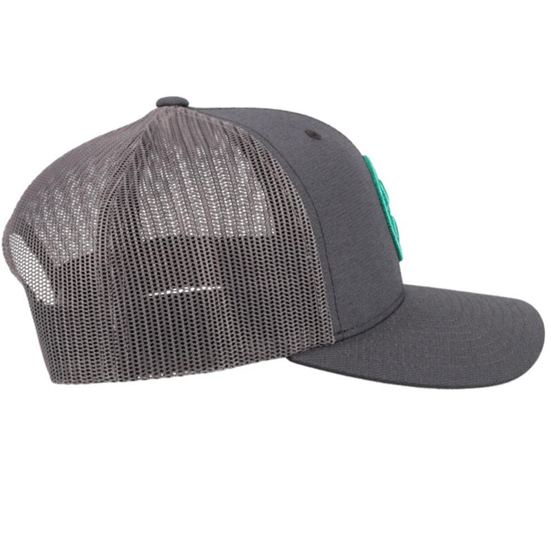 Hooey 2109T-GY "O-CLASSIC" Grey Snap Back Cap Clearance