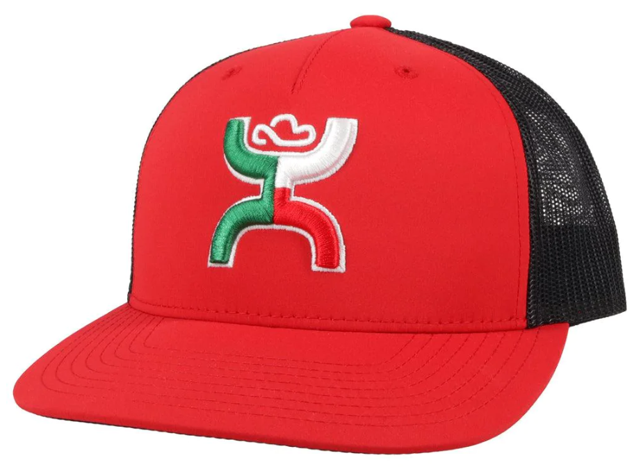 Hooey "2118T-RDBK" "BOQUILLAS" Red/Black Snap Back Cap