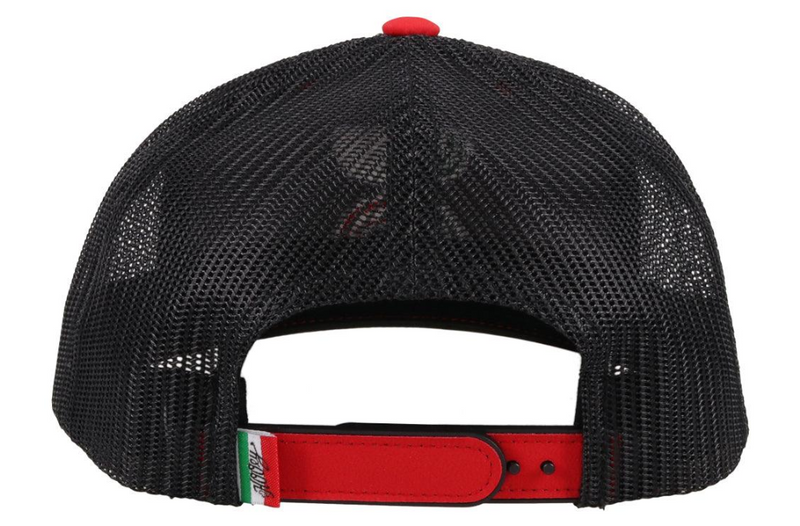 Hooey "2118T-RDBK" "BOQUILLAS" Red/Black Snap Back Cap Clearance