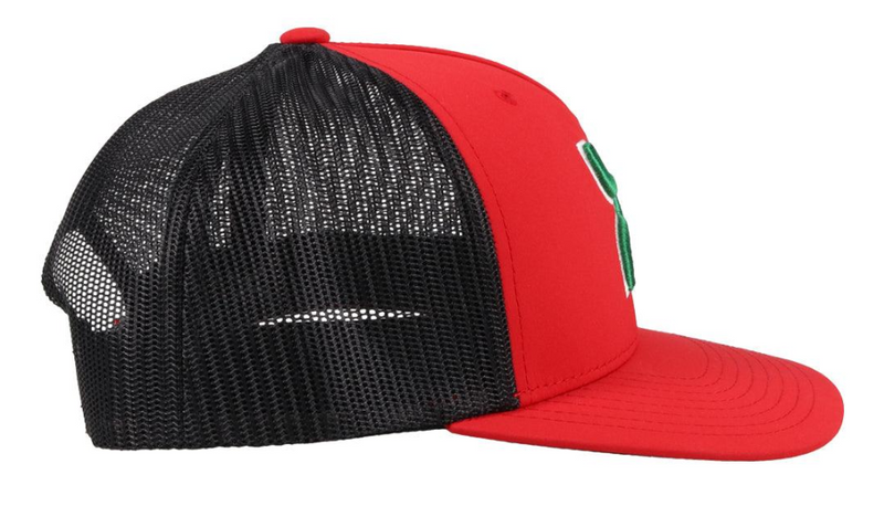 Hooey "2118T-RDBK" "BOQUILLAS" Red/Black Snap Back Cap Clearance