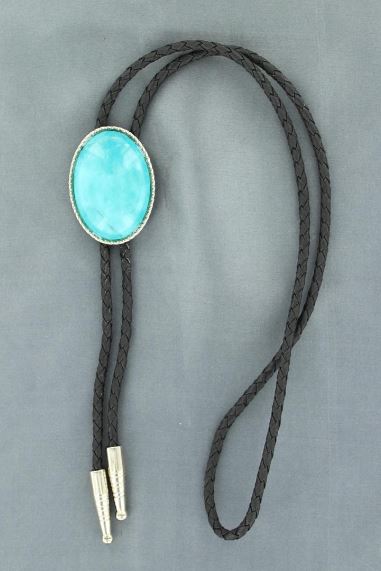 M & F 22838 Double S Adult Western Turquoise Bolo