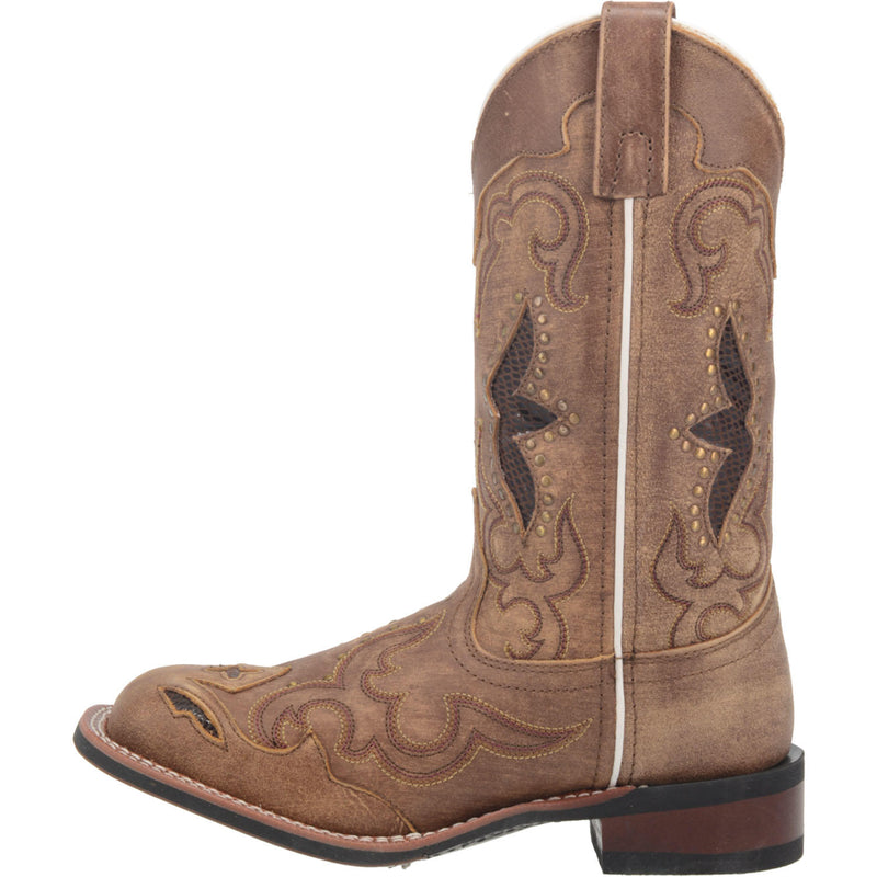 Women's Laredo 5661 11" Spellbound Leather Wide Square Toe Boot