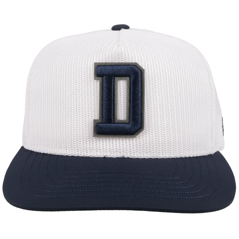 Hooey 7086T-WH "Dallas Cowboys" White Snap Back Cap Clearance