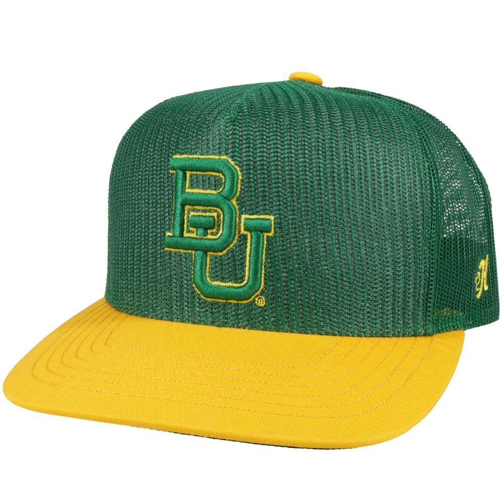 Hooey "7126T-GR" Baylor University Green Snap Back Cap