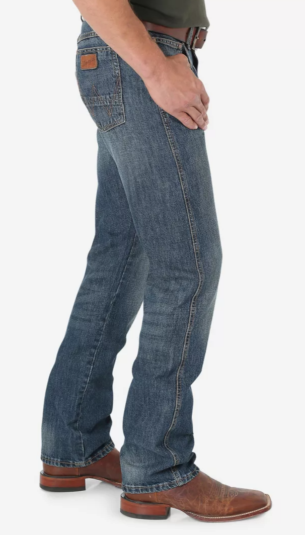 Men's Wrangler 88MWZDK Dark Night Retro® Slim Fit Straight Leg Jean (SHOP IN-STORES TOO)