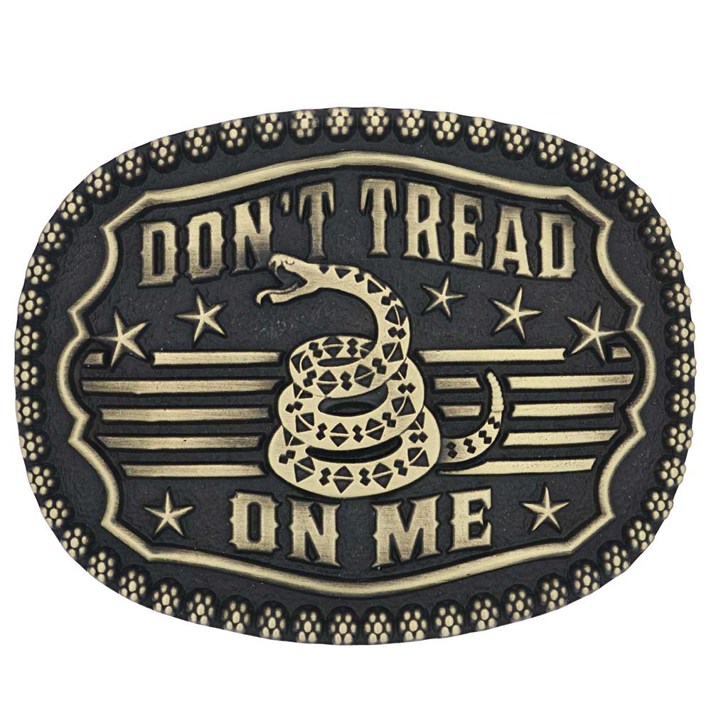 Montana Silversmiths Gadsden Snake Heritage Attitude Buckle