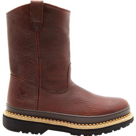 Georgia G4274 Men's 11" Pull On Soggy Brown Boot (SHOP IN-STORE TOO)