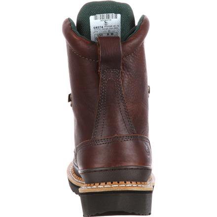 Georgia G8274 Men's 8" Lace Up Soggy Brown Boot (SHOP IN-STORE TOO)
