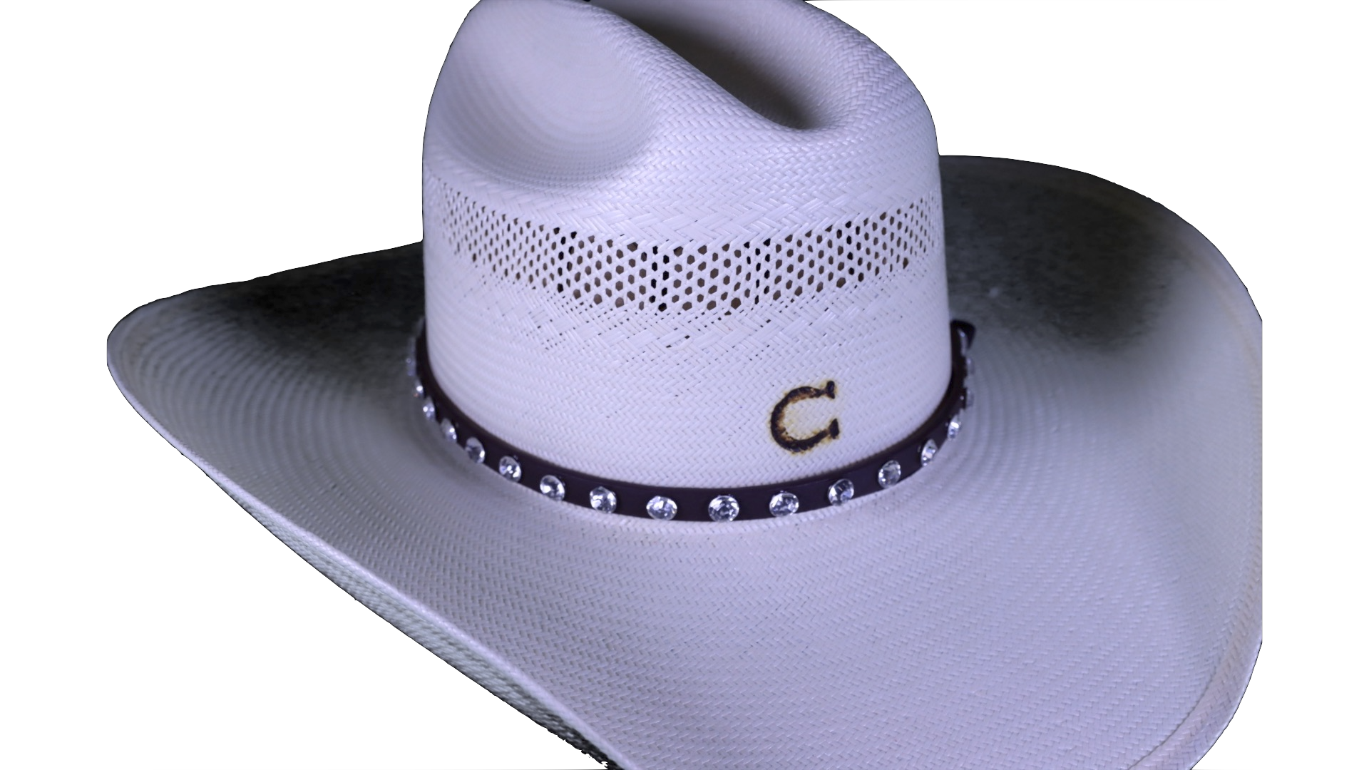 Top Notch Accessories HBCRYSTALBLK Black Crystal Hat Band