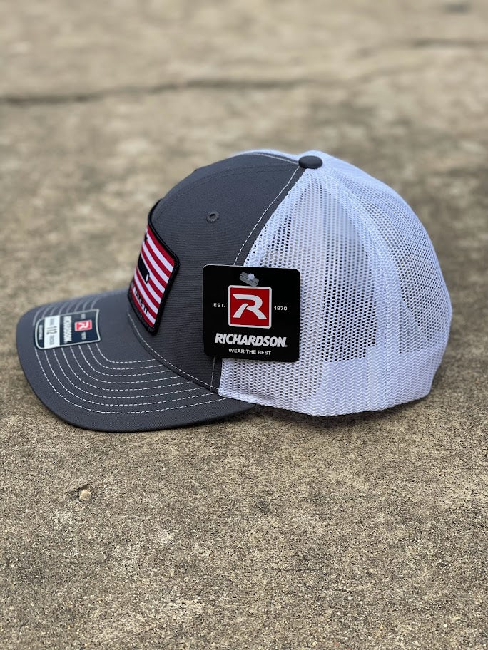 Dally Up 443 Charcoal/White Come and Take It American Flag Richardson 112 Cap