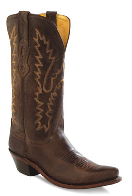 Women's Old West LF1534 Chocolate Snip Toe Boot CLOSEOUT