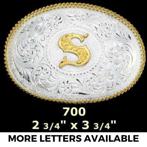 Montana Silversmiths Initial Buckles