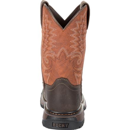 Children's Rocky RKW0257C Ride FLX Western Wide Square Toe Boot (SHOP IN-STORES TOO)