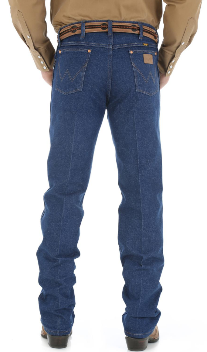 Wrangler cowboy cut rigid indigo original fit jeans online